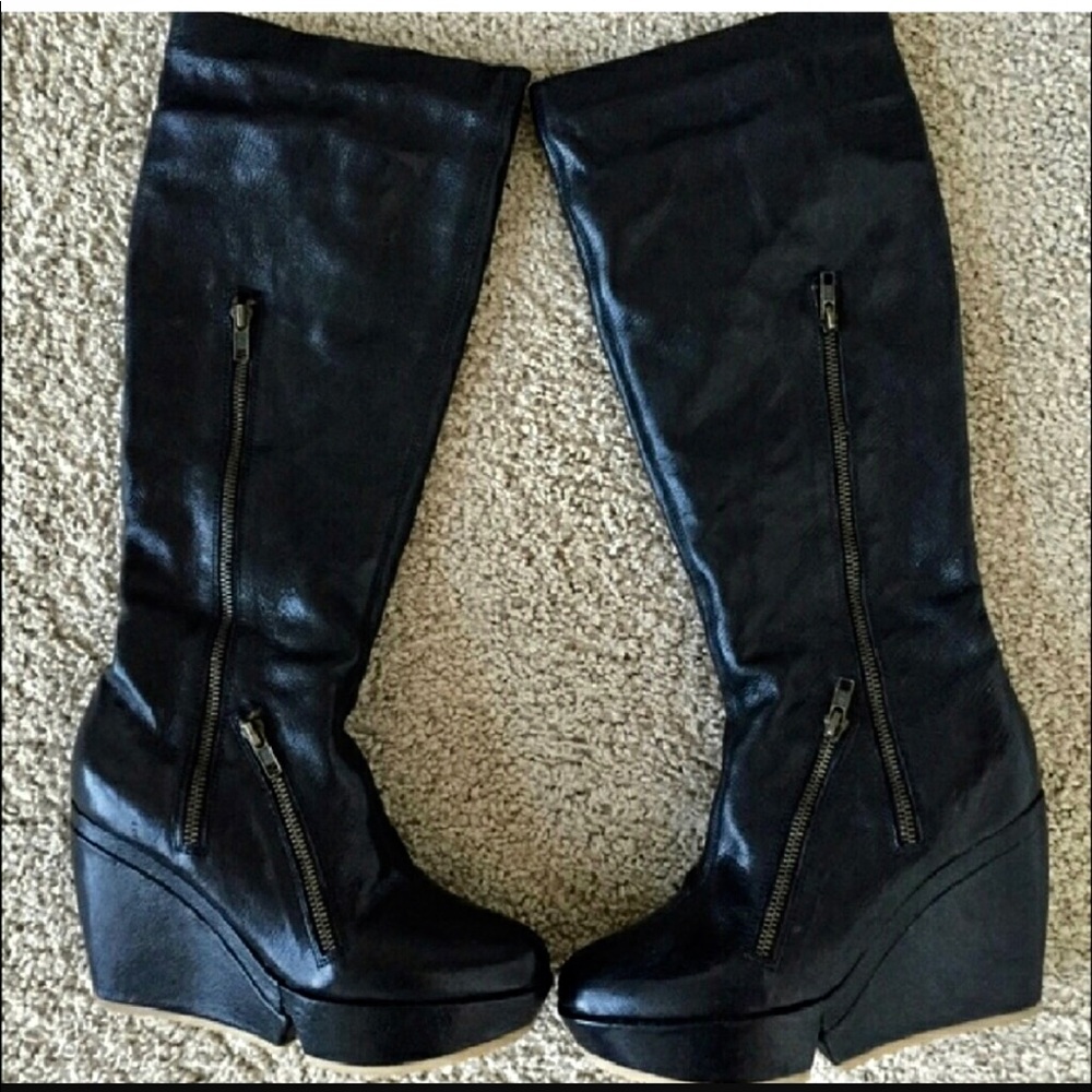 Worn once! Faryl Robin knee high boots!!